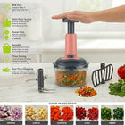 Push Chopper 650ml Manual Vegetable Chopper thumbnail 4