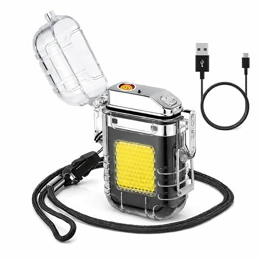 Waterproof LED Flashlight Lighter Pack Of 1