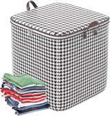 New 100 ltr Foldable Cloth Storage Bag With Zipper & Reinforced Handle pack of 1