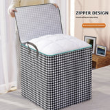 New 100 ltr Foldable Cloth Storage Bag With Zipper & Reinforced Handle pack of 1