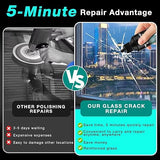 Windshield Glass Repair Resin 120ML Each Pack Of 2