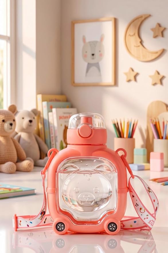 Panda Water Bottle  (assorted colors)