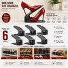 Adjustable Shoes Slot Organiser Pack of 6