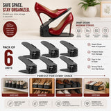 Adjustable Shoes Slot Organiser Pack of 6