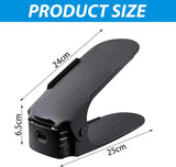 Adjustable Shoes Slot Organiser Pack of 6