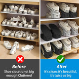 Adjustable Shoes Slot Organiser Pack of 6