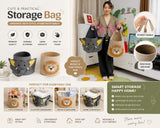 Foldable Toy Storage Bin pack of 1 (assorted design)