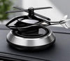 Solar Helicopter Car Air Freshener Aromatherapy Diffuser with Alloy Body