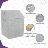75 LTR Laundry Basket for Clothes with Lid