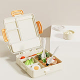 House Shape Kids Lunch Box with 4 Compartments and Carry Handle