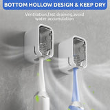 Wall Mounted Toothbrush Holder Cover PACK 2
