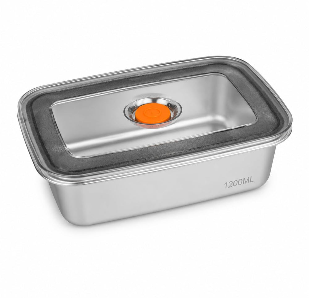 1200ml Stainless Steel Food Storage Containers