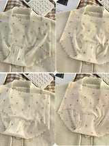 Cloud Ice Silk Strawberry Panties pack of 2 (Pink and yellow)