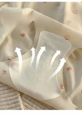 Cloud Ice Silk Strawberry Panties pack of 2 (Pink and yellow)