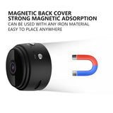 WiFi Cameras with Magnetic Back Cover, Covert Baby Nanny Cam with Phone App